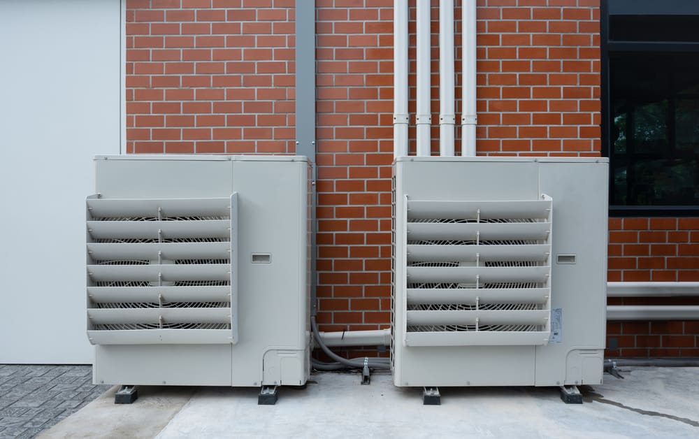 HVAC System Outside Home